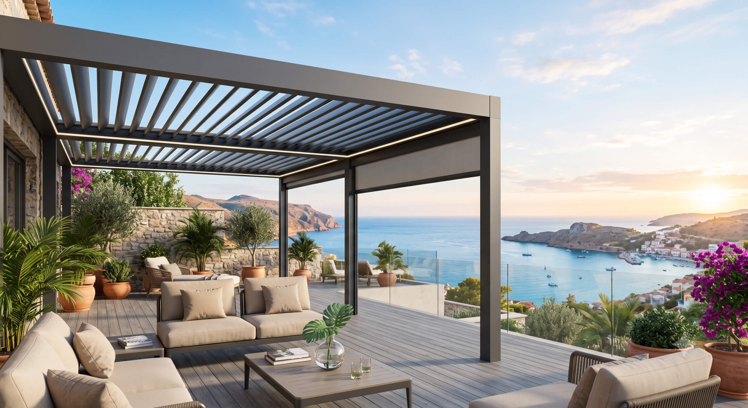 Bioklimatik Pergola 1 biyoklimatik pergola scaled